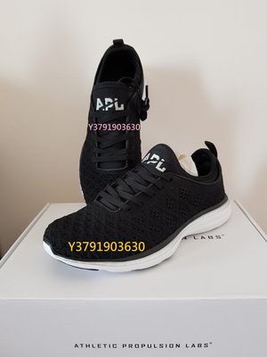 APL Athletic Propulsion Labs。Techloom Phantom 黑色針織表面運動鞋