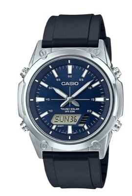 【萬錶行】CASIO 經典錶款太陽電力休閒錶 AMW-S820-2A