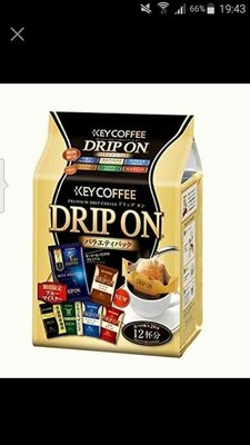 【全新到貨】最新版Key Coffee掛耳式咖啡6包組