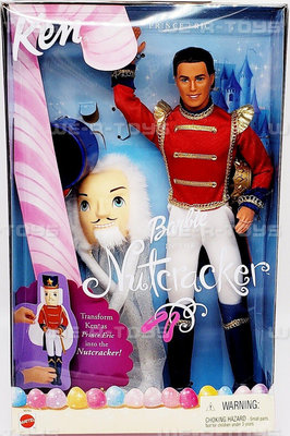Ken &amp; Barbie #50793 _ 動畫系列芭比娃娃 _ 2001 芭比與胡桃鉗的夢幻之旅 - 王子☆褲＆鞋氧化