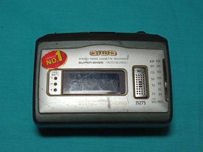 二手 愛華 AIWA 卡帶隨身聽 HS-JS275 故障機 古董 收藏 絕版品 卡匣隨身聽 walkman 收錄放音機