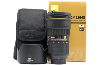 【高雄青蘋果3C】Nikon AF-S 24-70mm F2.8 E N ED VR 變焦鏡 二手鏡頭 #73472
