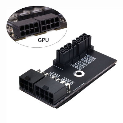 ATX雙8Pin公對6pin+8pin母電源轉接頭 適用於NVIDIA 3080 3090 顯卡電源轉接頭 PW-025
