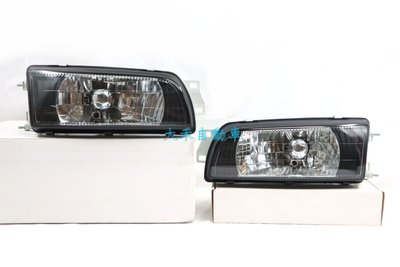 大禾自動車 黑底 玻璃 大燈組 DEPO製 適用 三菱 LANCER 92~96 5門 伯樂