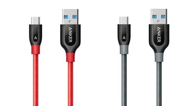 【竭力萊姆】全新 Anker PowerLine+ USB-C to USB 3.0 0.9M 傳輸線 充電線 雙層編織