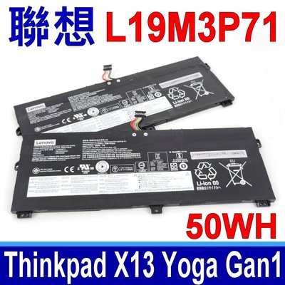 LENOVO L19M3P71 原廠電池 ThinkPad X390 Yoga X13 Yoga Gan1