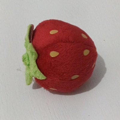 【1222】絨毛玩偶 娃娃 草莓 二手