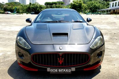 【耀天國際】Maserati GranTurismo D款 抽真空碳纖維卡夢引擎蓋