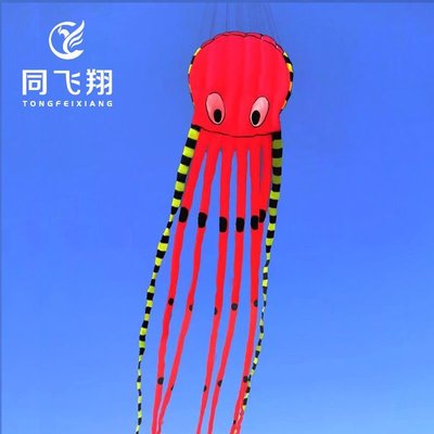 現貨熱銷-3D立體軟體風箏氣球無骨充氣大型超大高檔章魚特大巨型大人專用爆款