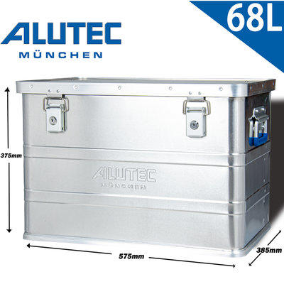 台灣總代理 德國ALUTEC - 輕量化鋁箱 戶外工具收納 露營收納 桌子(68L)