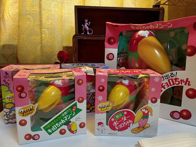 惠惠--早期1999年森永巧克力大嘴鳥造型公仔擺飾分售（N）