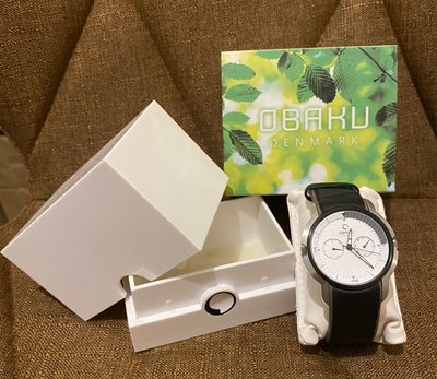 OBAKU 中性時尚錶 石英錶 九成新 價可議