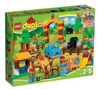 「絕版品」可刷卡-免運-LEGO 10584 得寶樂高積木 duplo系列 森林公園 動物