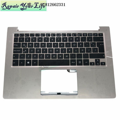 電腦零件ASUS 華碩 UX303L UX303 U303L UX303LN 筆記本鍵盤LA TR 帶C殼筆電配件
