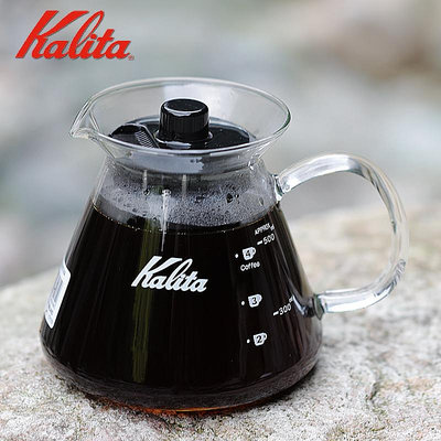 日本正品Kalita卡莉塔咖啡壺耐熱玻璃手沖咖啡分享壺300ML/500ML