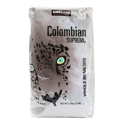 【Visual&amp;M】科克蘭 哥倫比亞咖啡豆 1.36公斤 Kirkland 自有品牌 好市多代購 Costco