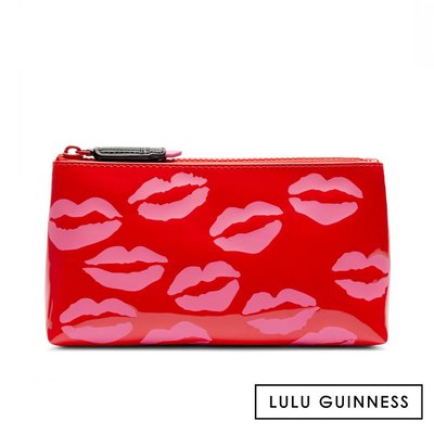 ☆現貨☆英國倫敦設計師品牌LULU GUINNESS lips 收納包 手拿包  (全店三件免運)