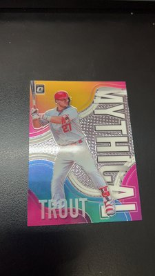 2019 PANINI DONRUSS OPTIC MYTHICAL #M-1 MIKE TROUT