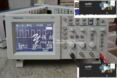【現貨】TDS1012泰克數字示波器 60M100M 二手便攜式數字示波器