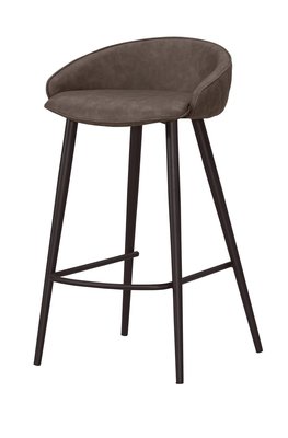 【生活家傢俱】CM-656-3：工業風皮革吧台椅【台中家具】仿舊中島椅 高腳椅 餐椅 椅子 皮革+烤漆鐵腳