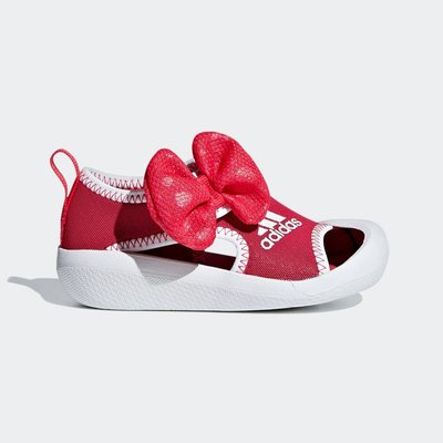 【鞋印良品】愛迪達 ADIDAS 迪士尼 Minnie I D96910 桃紅/白 女童 護趾涼鞋 包頭 透氣 防滑