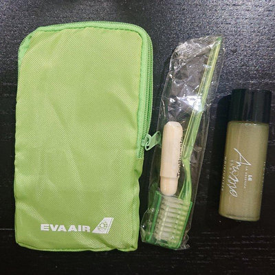 EVA AIR 盥洗用 拉鏈袋 長榮航空 小包 化妝包 迷你 隨身包 收納包
