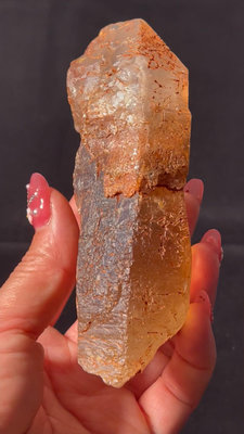 全新巴西雙尖城堡骨干帽子原石標本天然黃水晶324#天然水晶