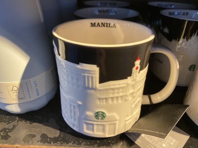 代購 星巴克 STARBUCKS 菲律賓 MANILA馬尼拉 浮雕 立體 城市杯 城市馬克杯 咖啡杯