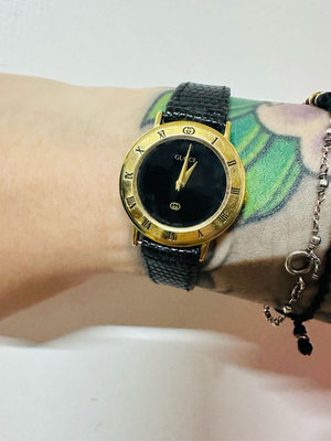 日本購入🇯🇵GUCCI 古馳 3000L/羅馬表圏/腕錶/金色/手錶⌚️ 古董 二手 真品