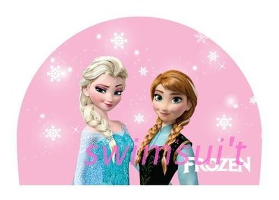 【現+預-姊妹款】冰雪奇緣 泳帽 ANNA 艾莎 安娜 雪寶 迪士尼泳裝Disney Frozen 冰雪公主