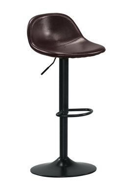 【生活家傢俱】CM-660-6：咖啡色皮升降吧台椅【台中家具】工業風吧台椅 中島椅 高腳椅 餐椅 椅子 升降椅 氣壓椅