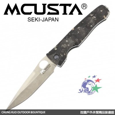 詮國 - Mcusta 日本刀廠 - VG-10 不銹鋼人造大理石柄折刀 / 日本原裝 - AU-8014 MC-123