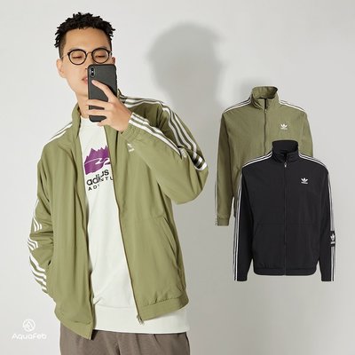 Adidas LOCK UP TT 男 黑 卡其綠 運動 休閒 長袖 外套 H41390 H41391