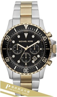 雅格時尚精品代購Michael Kors MK手錶 運動手錶 超霸氣男錶 大錶盤三眼計時錶 MK8311 美國正品