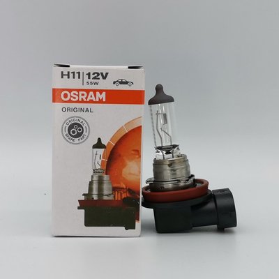 現貨汽車車燈機車車燈改裝歐司朗 ORIGINAL OSRAM H11 64211 L+ 12V 55W 德國產近光霧燈泡