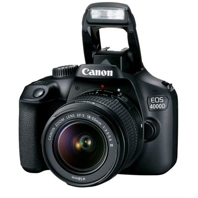 Canon EOS 4000D 單鏡組〔EF-S 18-55mm〕1800萬像素 APS-C 入門級 單眼相機 WW
