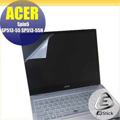 【Ezstick】ACER SP513-55 SP513-55N 靜電式筆電LCD液晶螢幕貼 (可選鏡面或霧面)