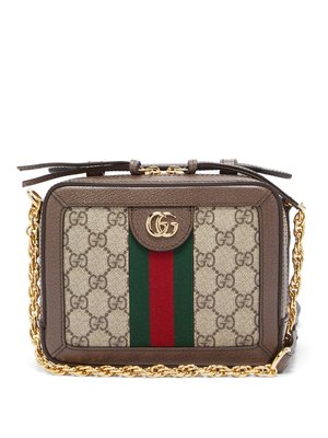 GUCCI Ophidia GG Supreme canvas camera bag