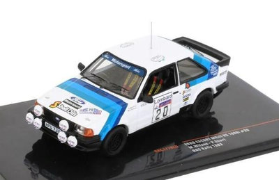 汽車模型 車模 收藏模型IXO 1/43 福特 ESCORT MKIII RS 1600i #20 1983 合金賽車模型