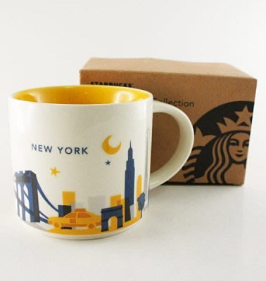天使熊小鋪~starbucks 星巴克城市馬克杯 紐約咖啡杯 非隨行杯保溫杯~城市限定
