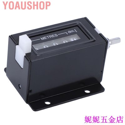 妮妮五金店Yoaushop  5 Digit Mechanical Counter Meter Resettable