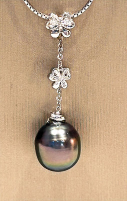 【JEMFU】黑珍珠墜子#可刷卡可分期 南洋變形珠 時尚優雅