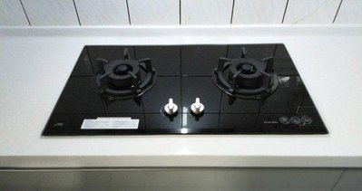 《台灣尚青生活館》喜特麗 JT-GC209AL 歐化檯面式 強化玻璃 瓦斯爐 檯面爐 黑色