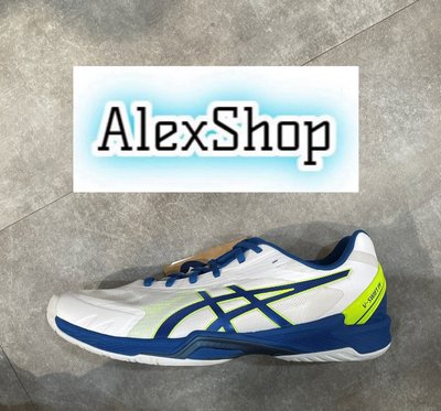 艾力克斯 ASICS V-SWIFT FF 3 男 1053A042-102 白藍黃 排羽球鞋 警85
