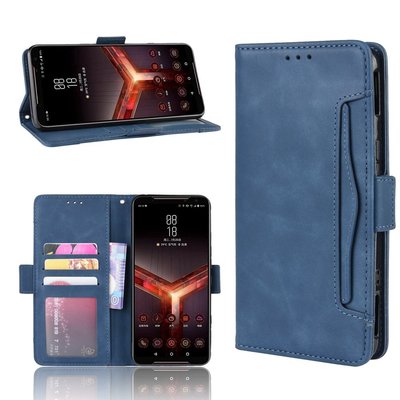 多卡槽 錢包款 手機殼 華碩 ASUS Rog Phone II ZS660KL 磁釦 掀蓋 保護殼 翻蓋皮套 手機套－極巧３C