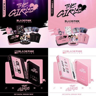 BLACKPINK專輯 THE GAME 游戲OST THE GIRLS正版官方小卡周邊