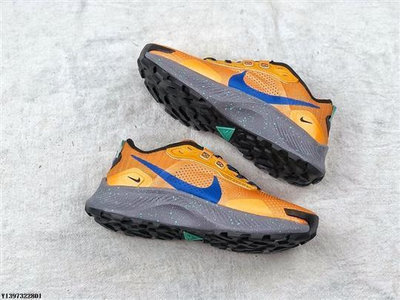 Nike PEGASUS TRAIL 3 DA8697-800 百搭橘藍 避震 透氣 支撐 時尚【ADIDAS x NIKE】
