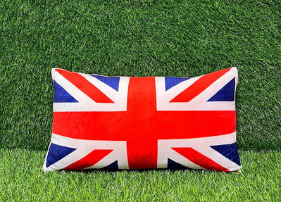 英國國旗 長型抱枕 (45公分) 娃娃 抱枕 英國 國旗造型