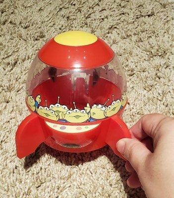 【便宜出清】日本 東京 Disney 迪士尼 玩具總動員 三眼怪 三眼仔 皮克斯 公仔 正版 擺飾 收納 玩具 火箭 麻糬盒