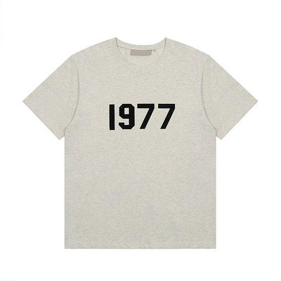FOG ESSENTIALS第八季復線高街短袖T恤男女寬松休閑1977印花寬松